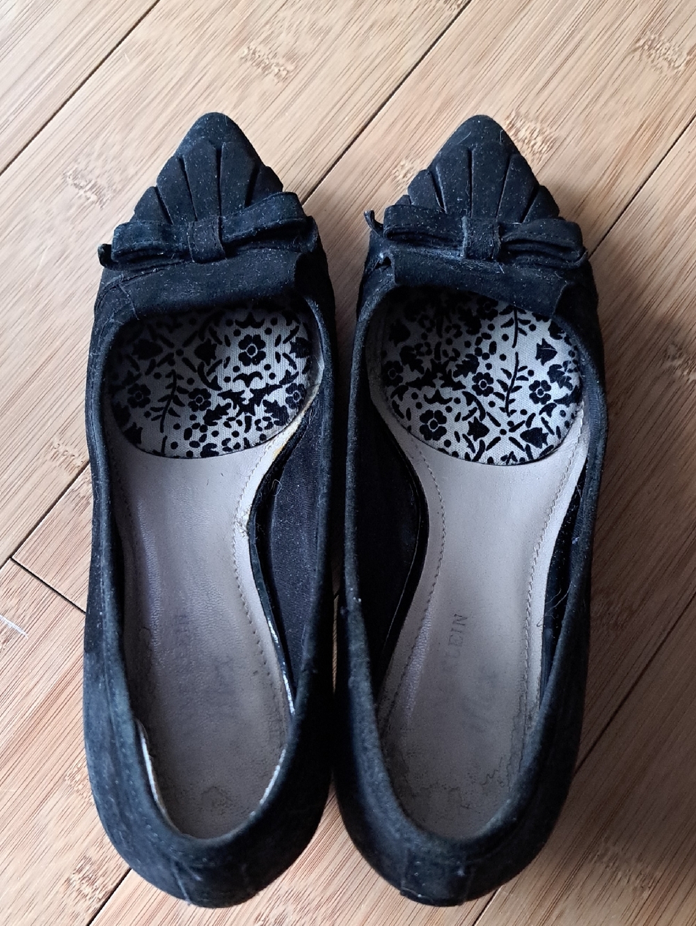 Anne Klein Suede Kitten Heel Pumps - Picture 2 of 4